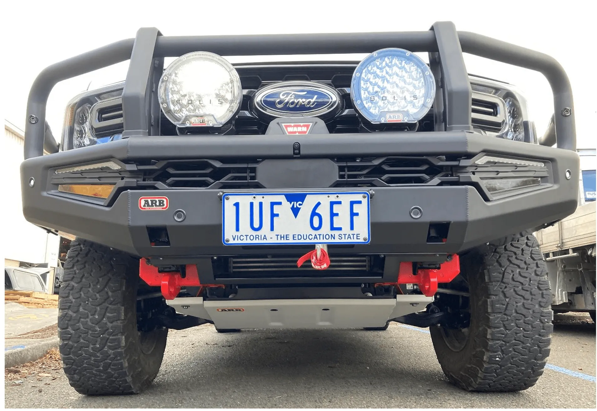 ARB Crochet de Remorquage Rouge 8T Ford Ranger Raptor 2023+ - Image 5