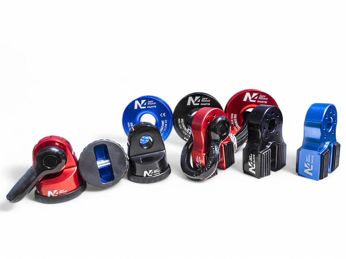 Arrêt de corde 8T en aluminium anodisé noir pour fixation manille N4-Offroad - Image 4
