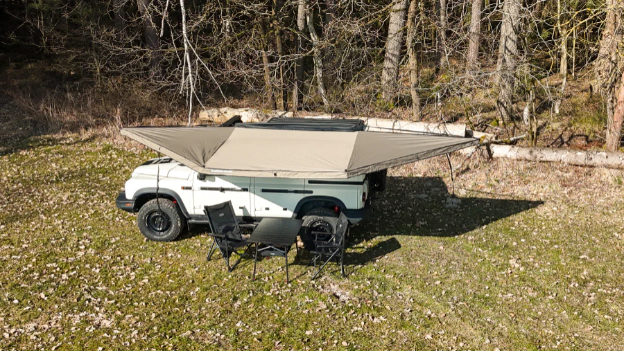 Auvent 180° Autoportant Batwing 2.2m - 8.4m² - RHINO-RACK - Image 7