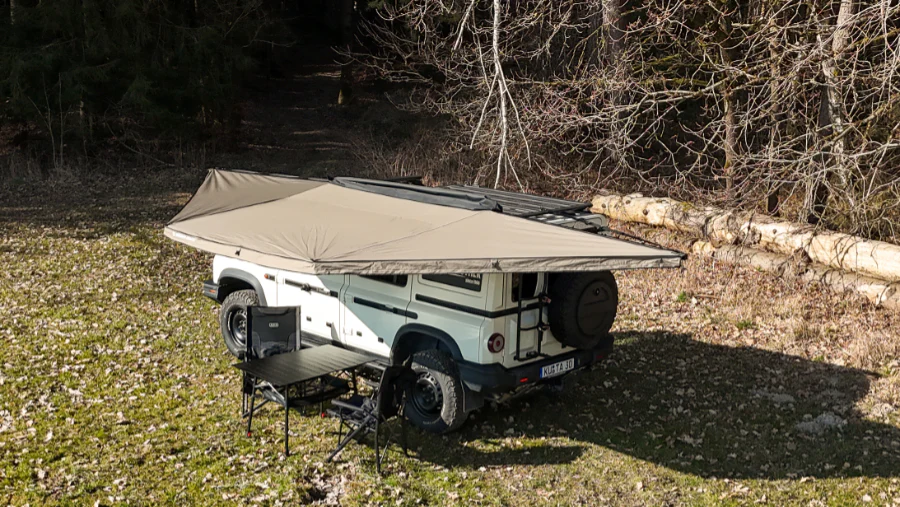 Auvent 180° Autoportant Batwing 2.2m - 8.4m² - RHINO-RACK - Image 9