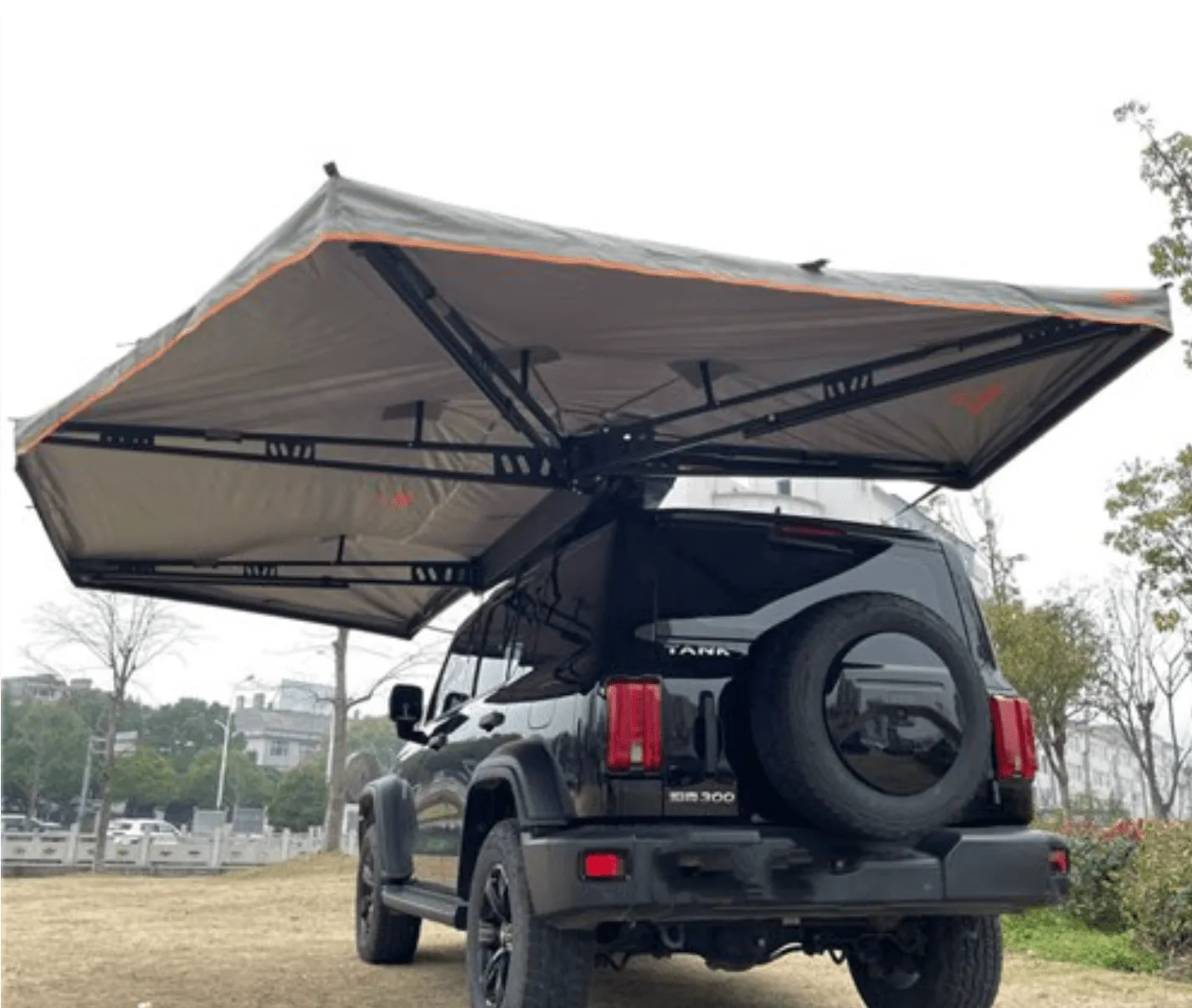 Auvent 270° XL Autoportant Overland | BULLFACE 470 Gauche
