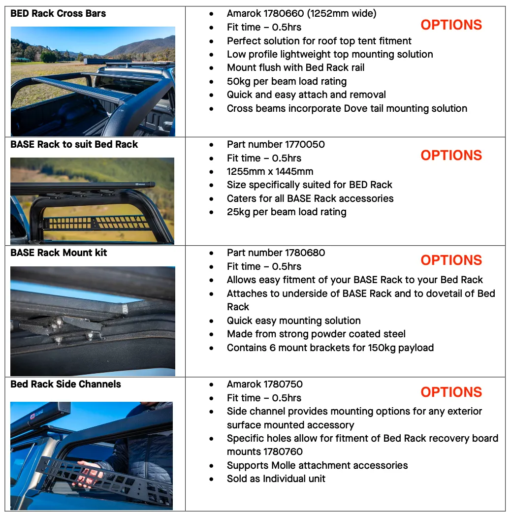 Bed Rack System ARB | Volkswagen Amarok 2023+ - Image 14