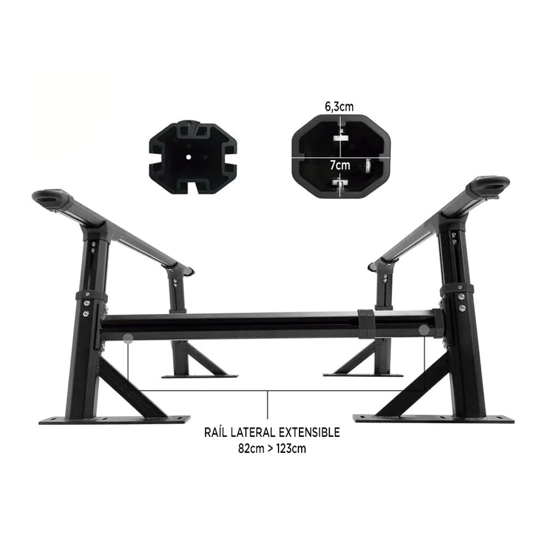 Bed Rack Universel Aluminium Pickup | BULLFACE - Image 19