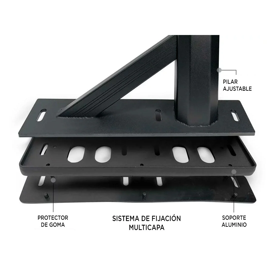 Bed Rack Universel Aluminium Pickup | BULLFACE - Image 22