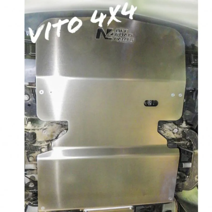Blindage Avant Aluminium 6mm N4 Offroad - Mercedes Vito 2014+ - Image 4