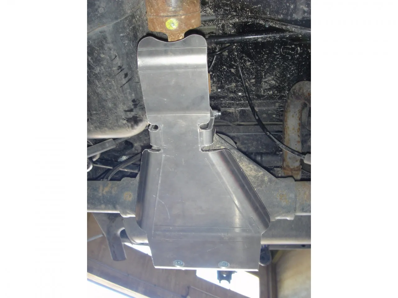 Blindage Nez de Pont Arrière Jeep Wrangler JK - Aluminium 8mm