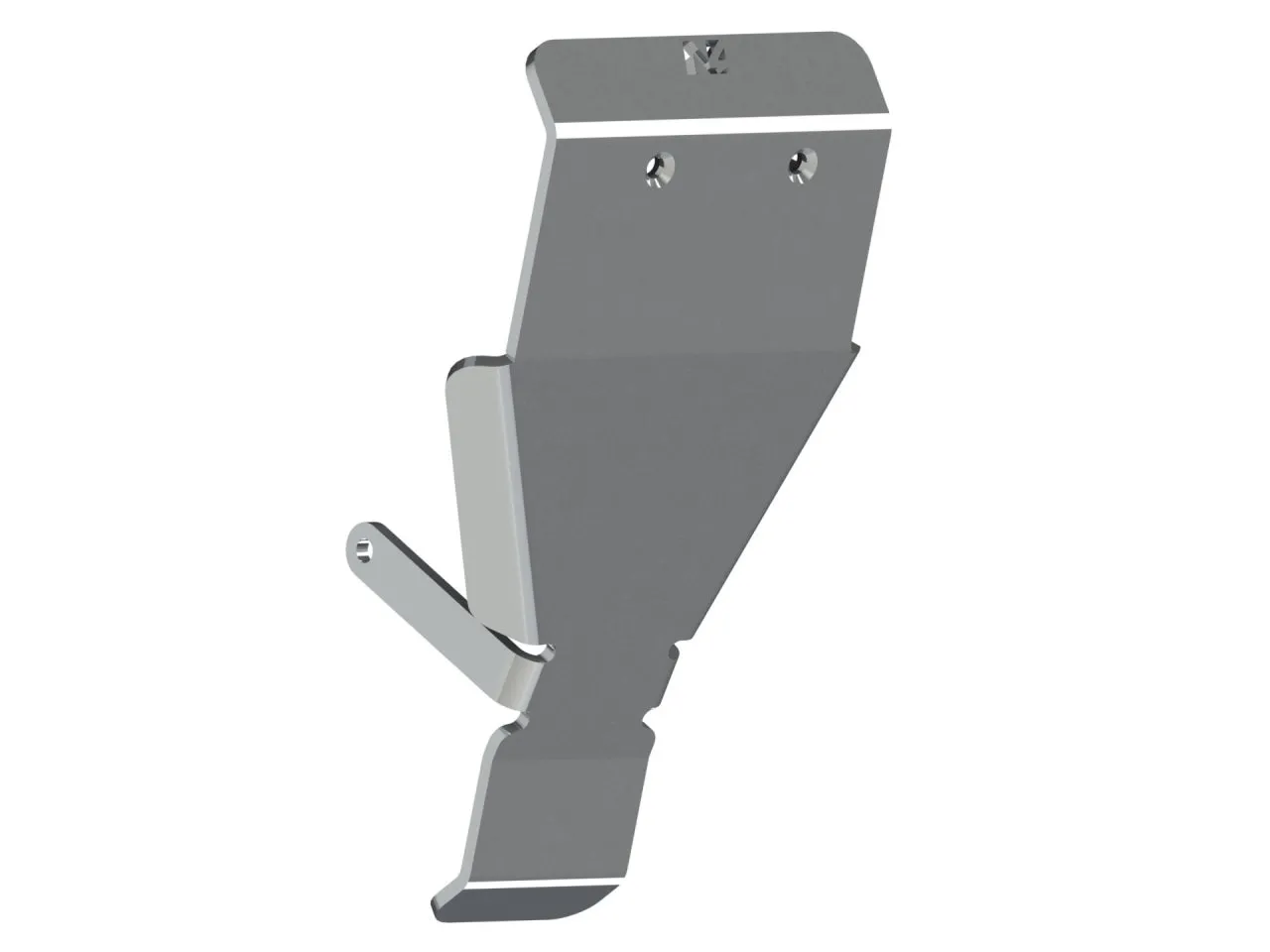 Blindage Nez de Pont Arrière Jeep Wrangler JK - Aluminium 8mm - Image 4