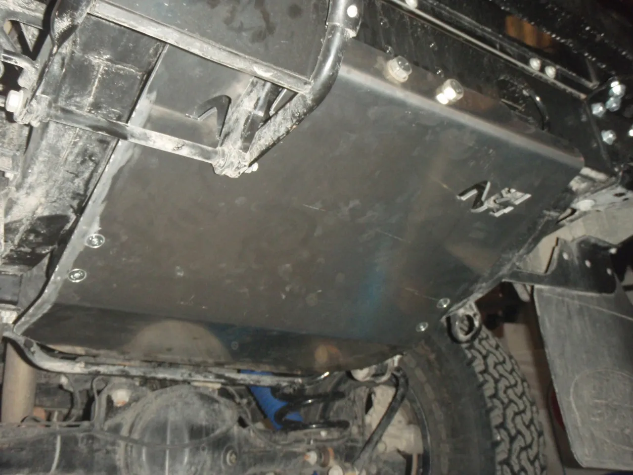 Blindage Réservoir 6mm Aluminium Land Rover Defender 110/130