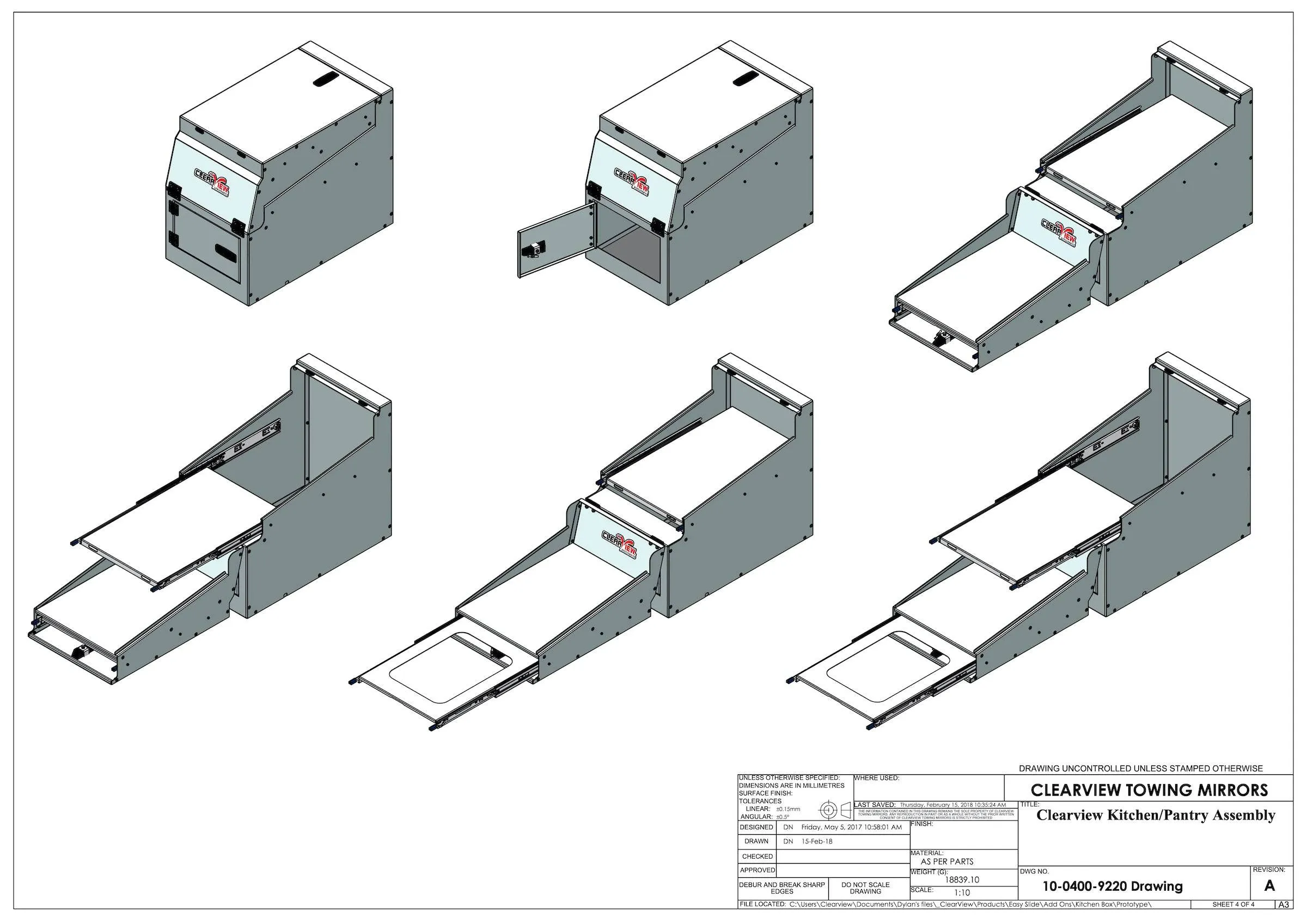 Bloc Cuisine Modulaire Depliable ClearView | 4x4 & Pickup - Image 9