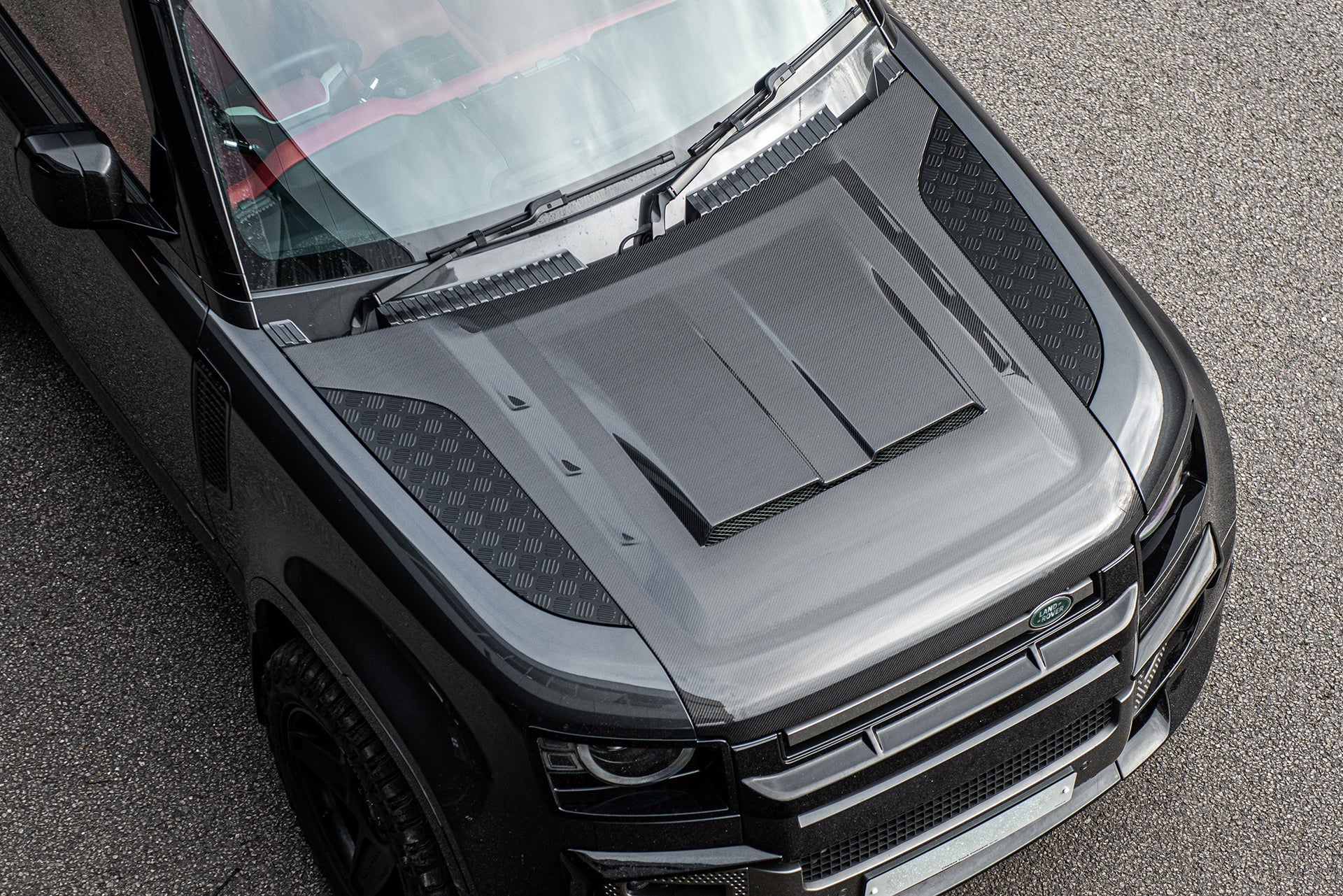 Capot Carbone Ventrilé KAHN Luxe - Defender 90/110/130 (2020+) - Image 2