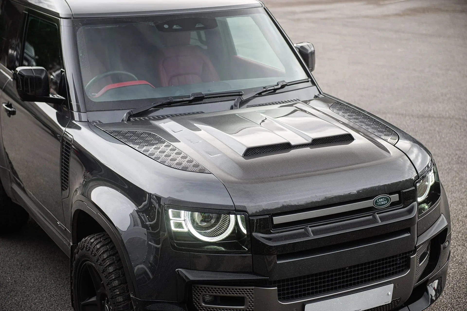 Capot Carbone Ventrilé KAHN Luxe - Defender 90/110/130 (2020+) - Image 9