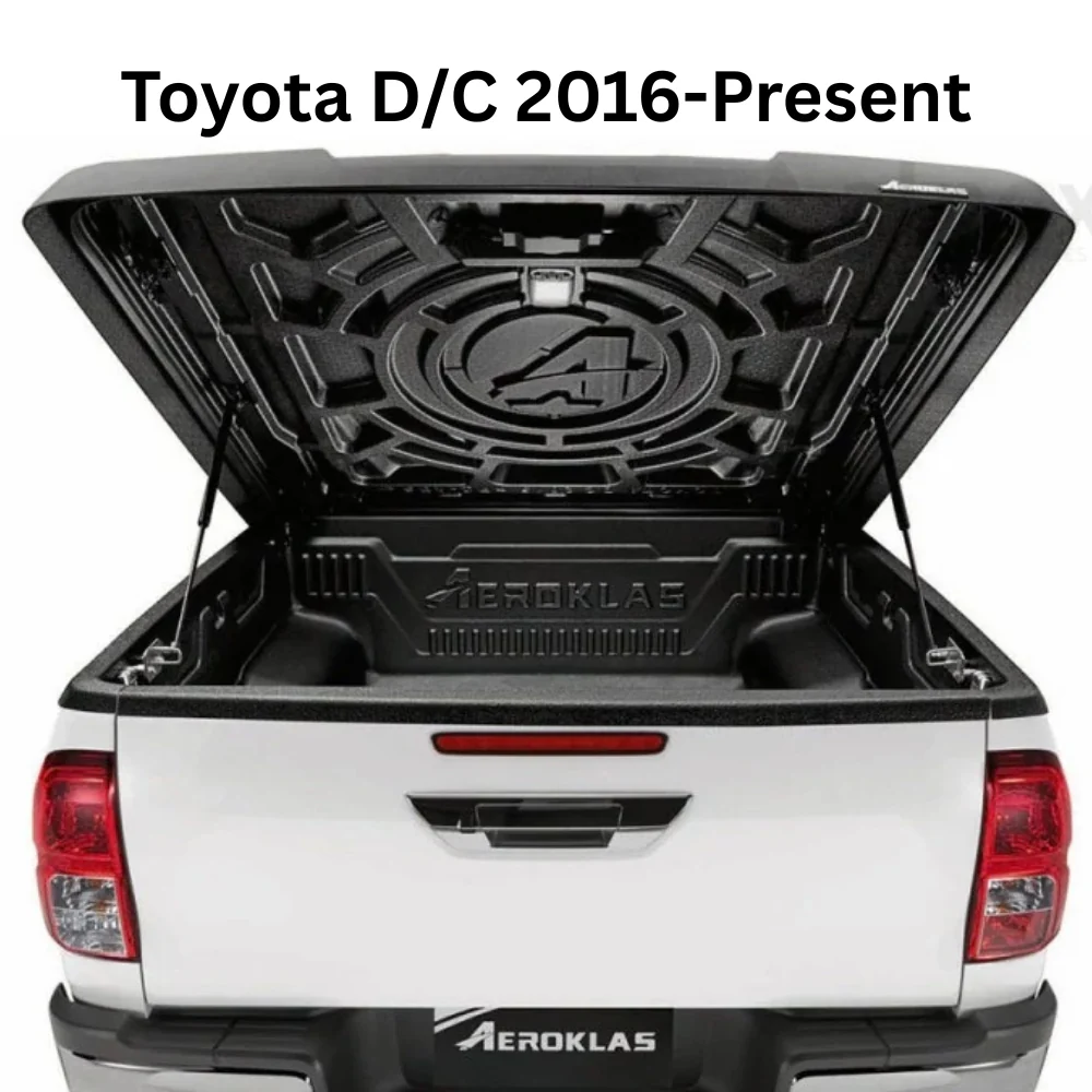 Couvre Benne AEROKLAS Speed – Double Coque ABS - Noir Grainé - Double-Cab - Image 11