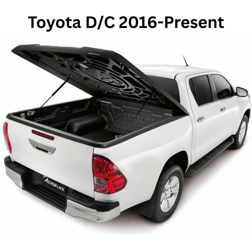 Couvre Benne AEROKLAS Speed – Double Coque ABS - Noir Grainé - Double-Cab - Image 12