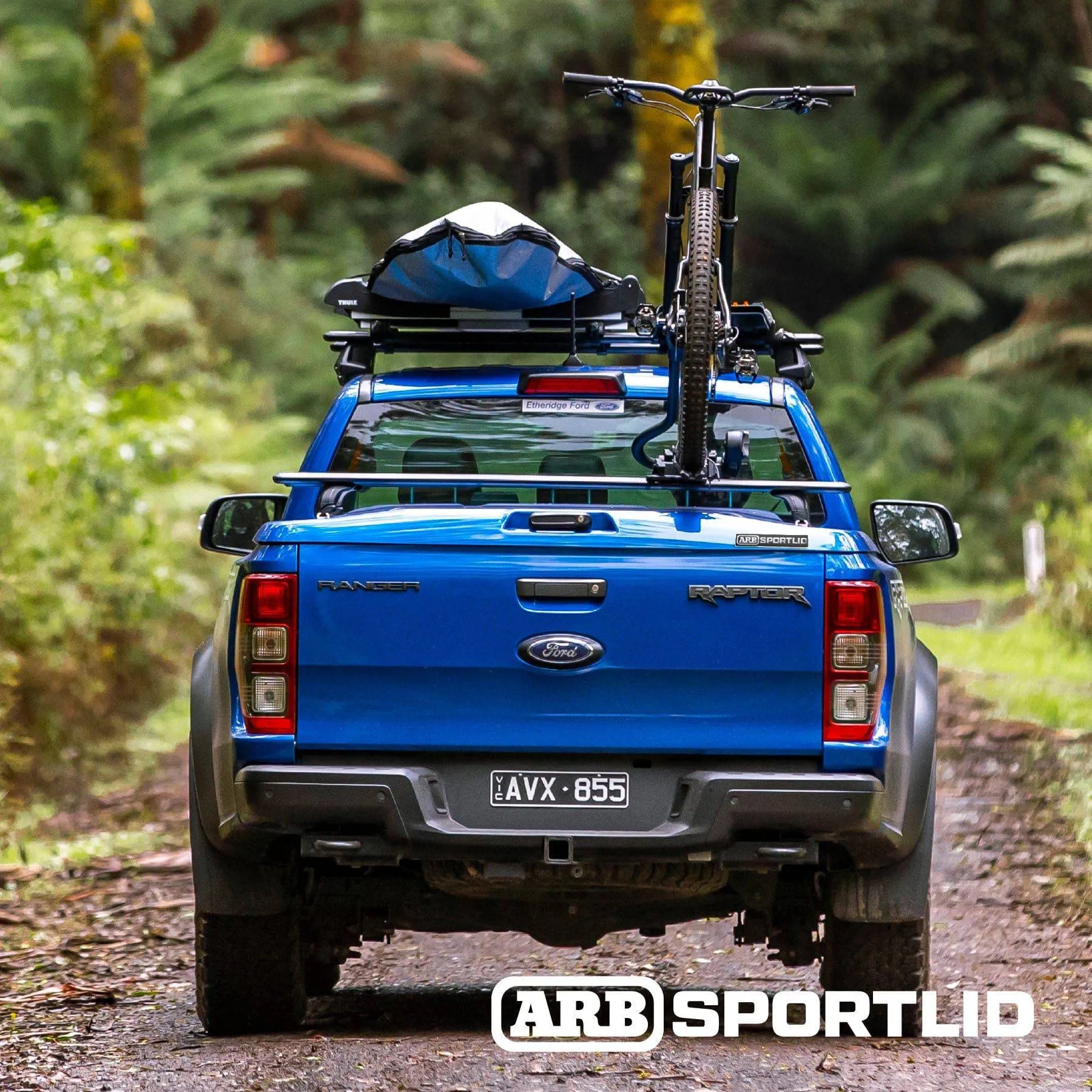 Couvre benne coffre - Sportlid V ARB + système de rails - Ford Ranger Raptor 2023+ - Image 3