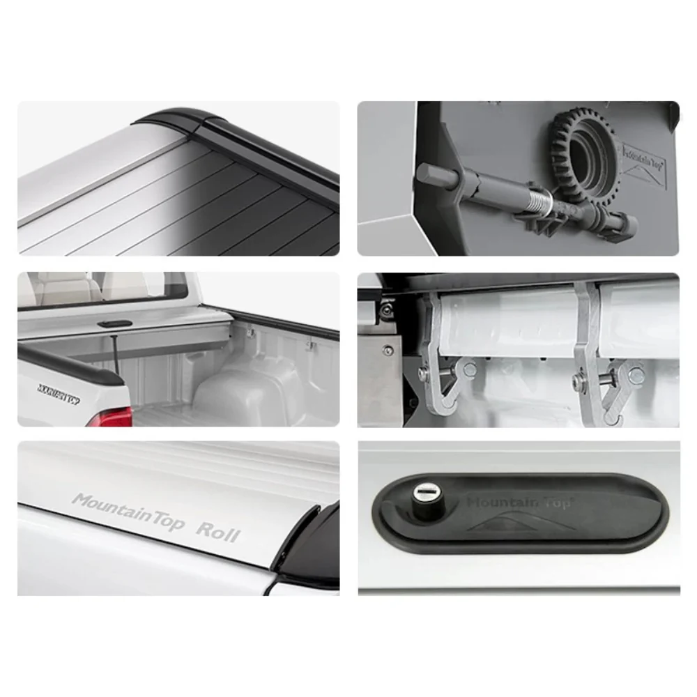 Couvre Benne MTR Toyota Hilux 2005-2015 Double Cab | Noir Mountain Top - Image 9