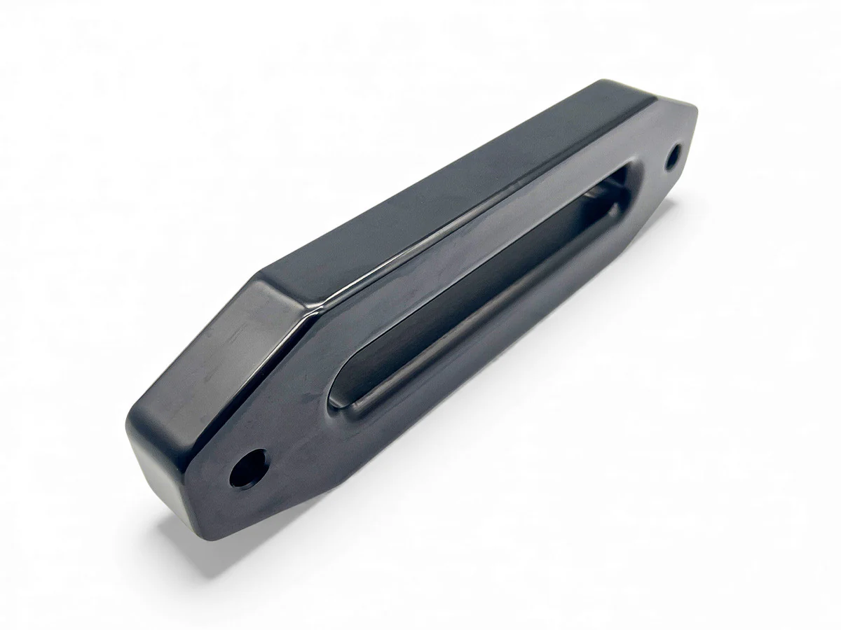 Ecubier aluminium noir pour corde de treuil synthétique N4-Offroad - Image 5
