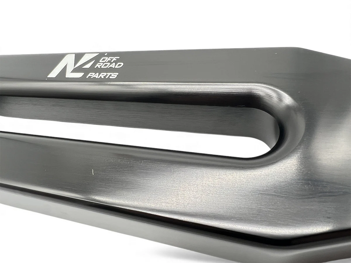 Ecubier aluminium noir pour corde de treuil synthétique N4-Offroad - Image 7