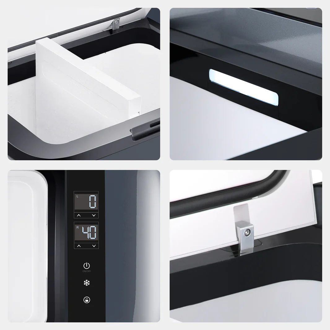 Frigo Congélateur ICECO GO20 Dual-Zone Gris – L'autonomie 4x4 - Image 9