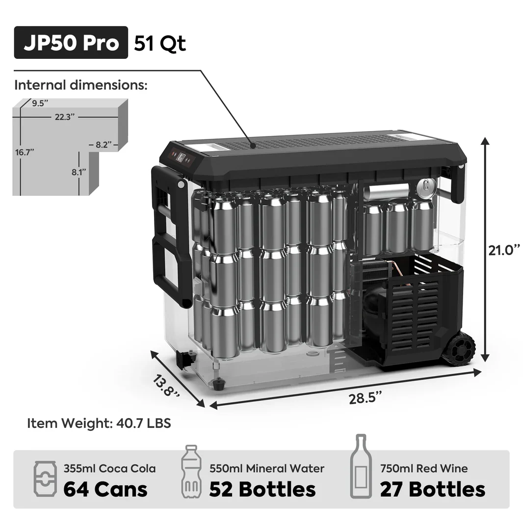 Glacière Compresseur ICECO JP50 PROS 50L – Frigo/Freezer Off-Road - Image 2