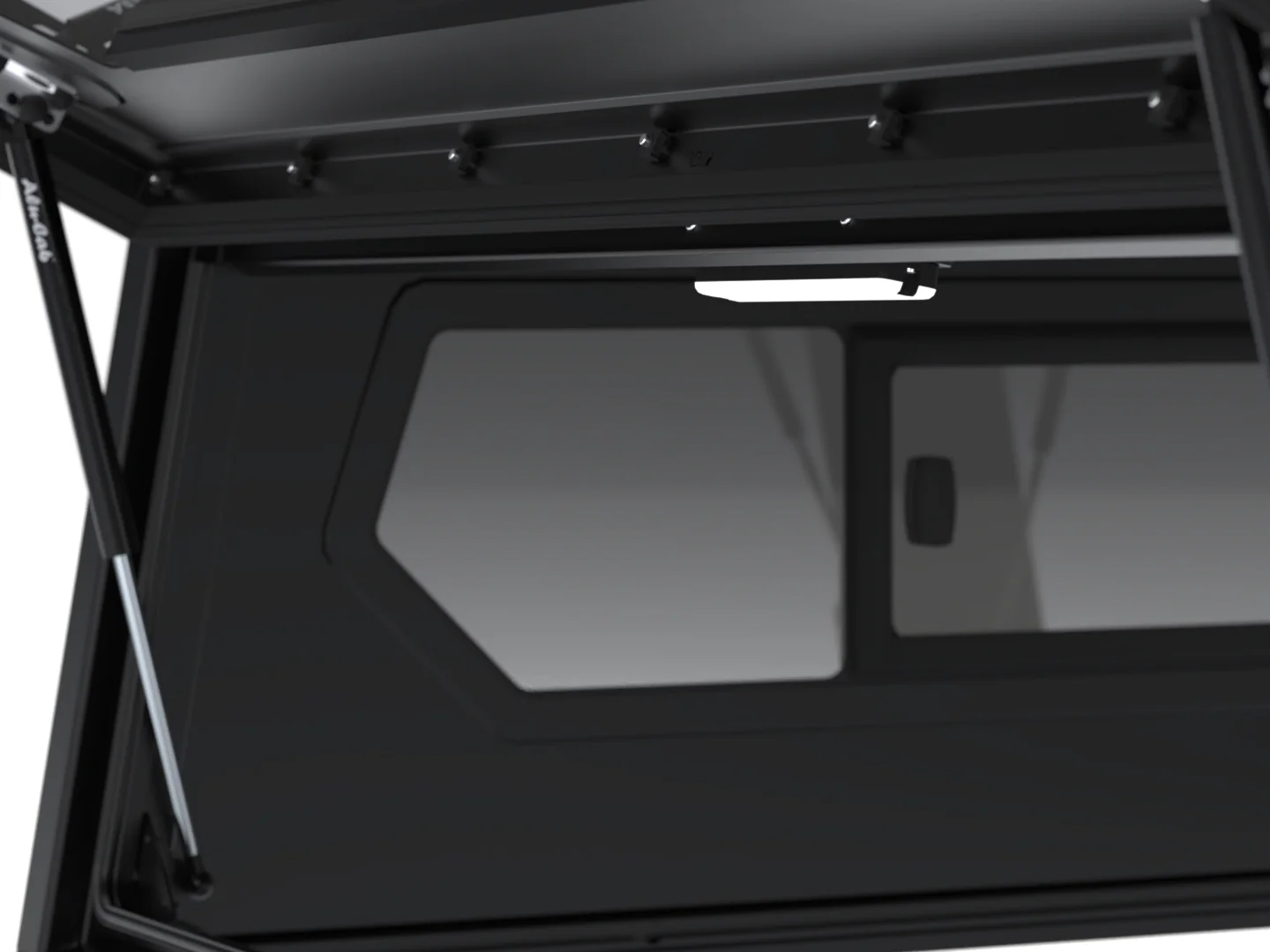 Hardtop Jeep Gladiator JT 2019+ | Alu-Cab Contour | Aluminium Noir - Image 11