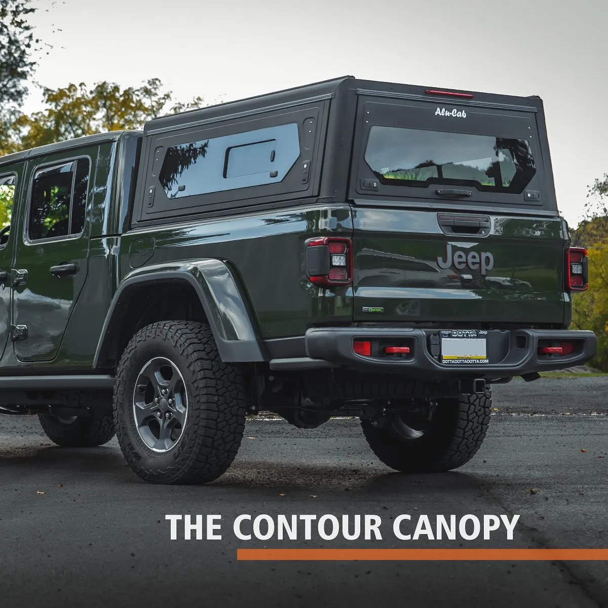 Hardtop Jeep Gladiator JT 2019+ | Alu-Cab Contour | Aluminium Noir - Image 14