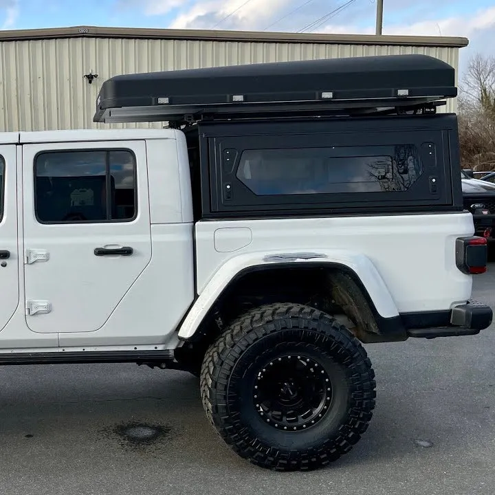Hardtop Jeep Gladiator JT 2019+ | Alu-Cab Contour | Aluminium Noir - Image 18
