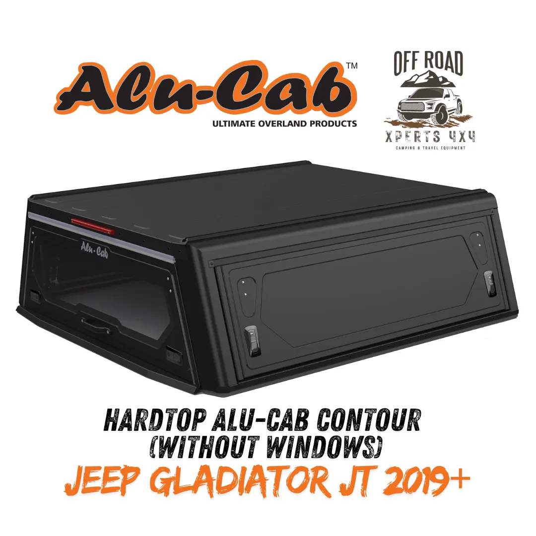 Hardtop Jeep Gladiator JT 2019+ | Alu-Cab Contour | Aluminium Noir - Image 34