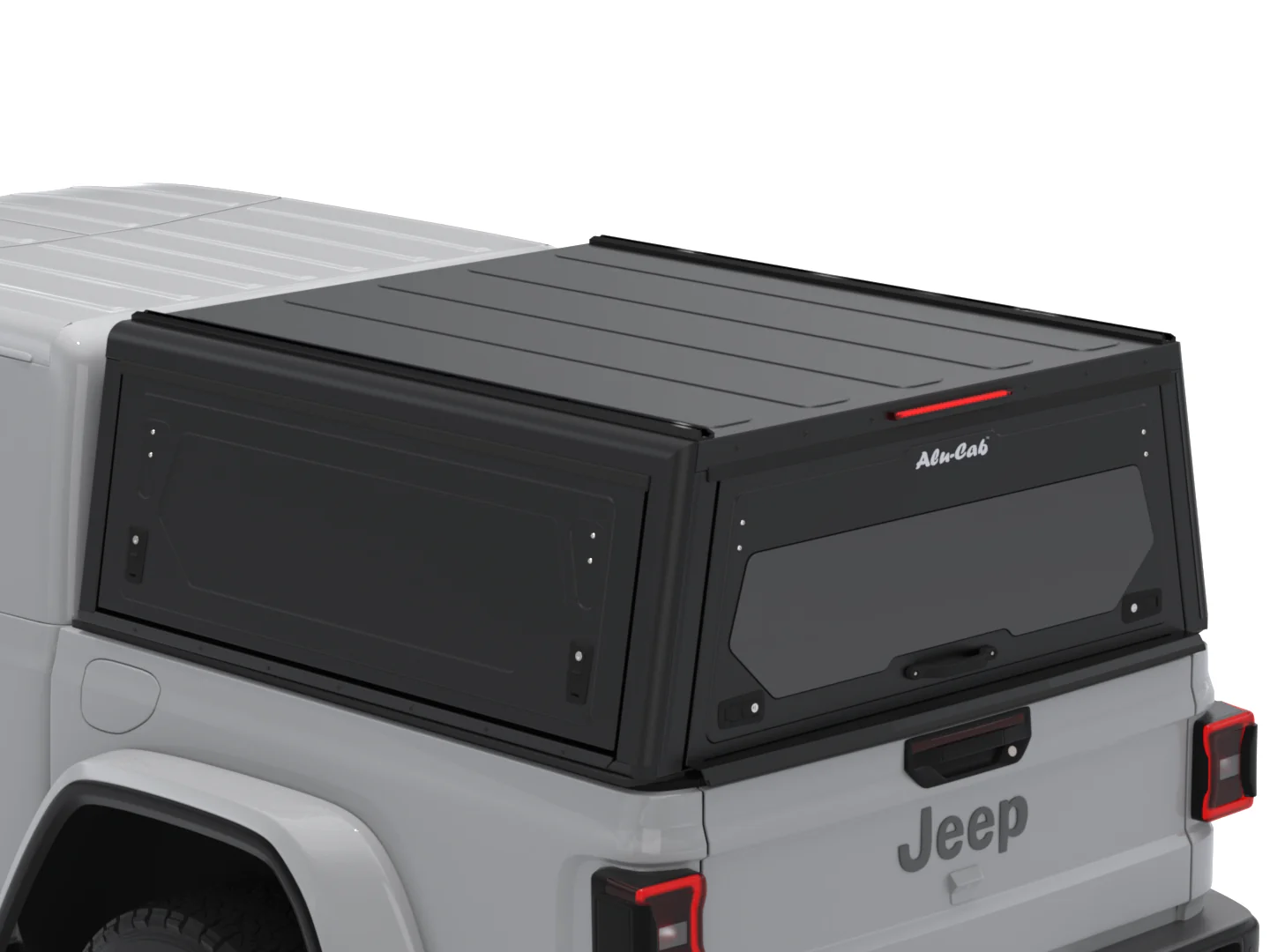 Hardtop Jeep Gladiator JT 2019+ | Alu-Cab Contour | Aluminium Noir - Image 35