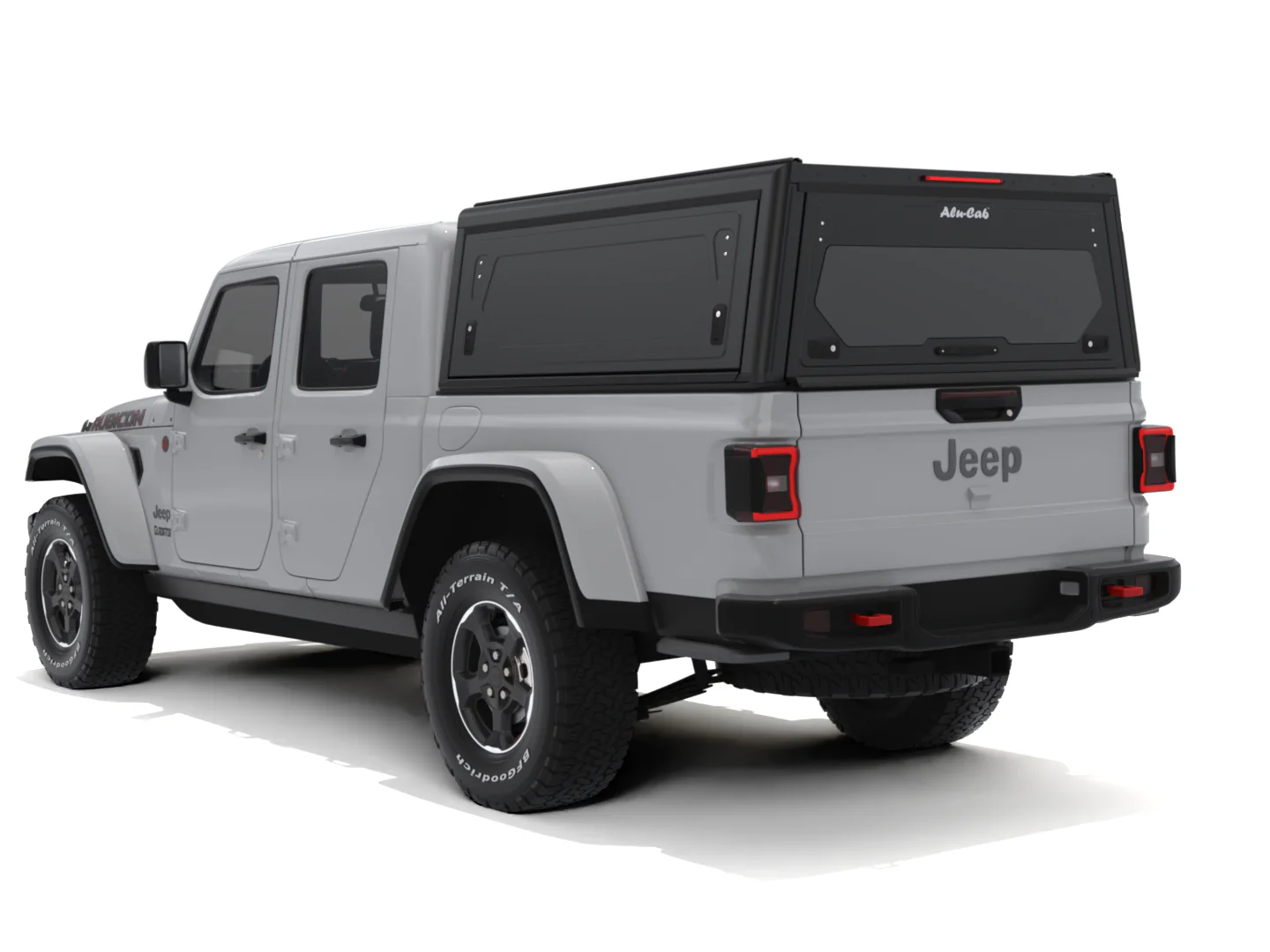 Hardtop Jeep Gladiator JT 2019+ | Alu-Cab Contour | Aluminium Noir - Image 36