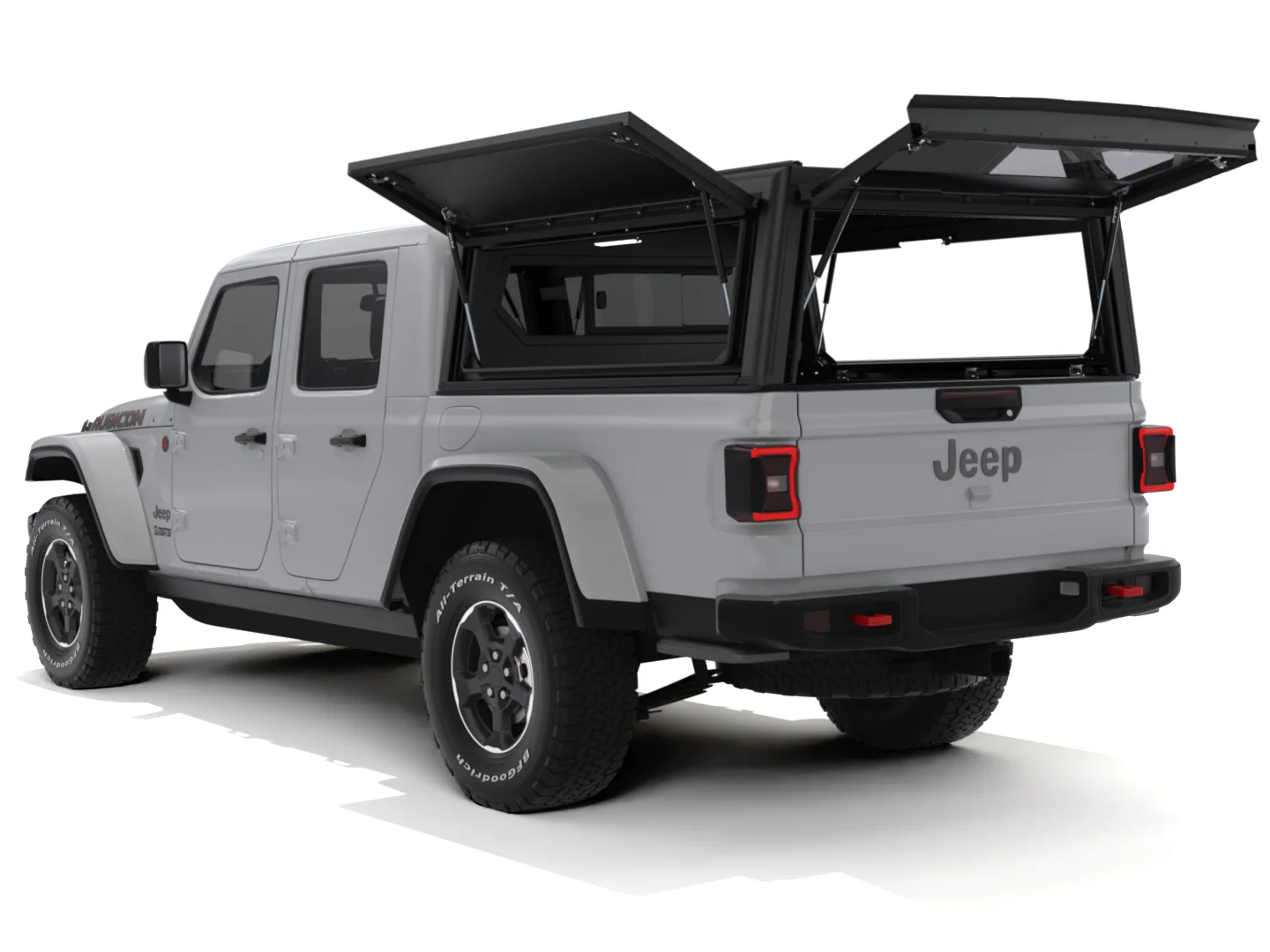 Hardtop Jeep Gladiator JT 2019+ | Alu-Cab Contour | Aluminium Noir - Image 37