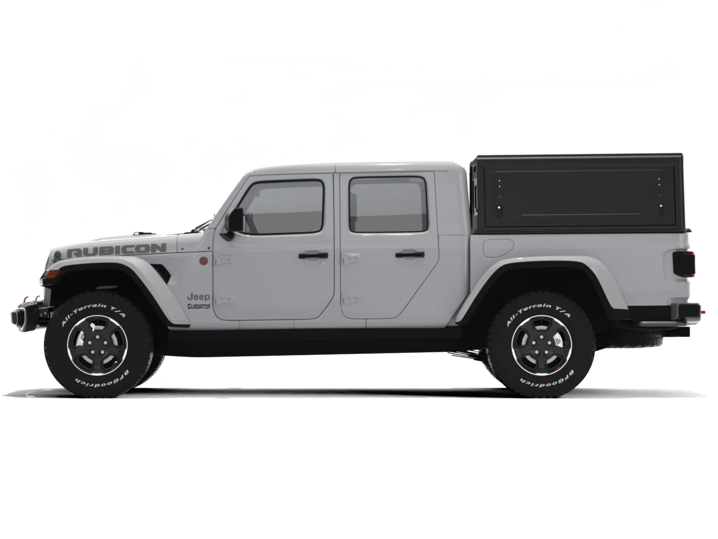Hardtop Jeep Gladiator JT 2019+ | Alu-Cab Contour | Aluminium Noir - Image 42
