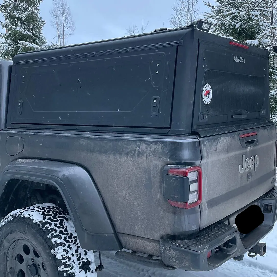 Hardtop Jeep Gladiator JT 2019+ | Alu-Cab Contour | Aluminium Noir - Image 44