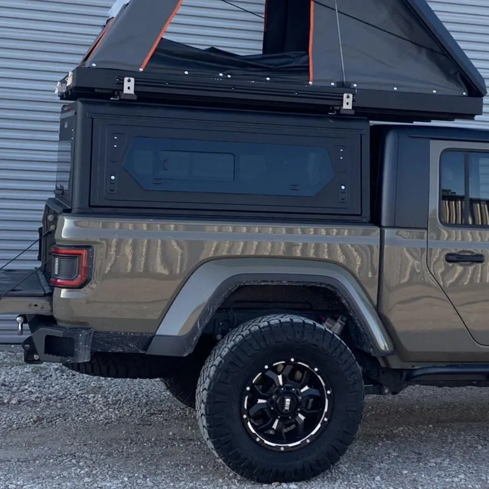 Hardtop Jeep Gladiator JT 2019+ | Alu-Cab Contour | Aluminium Noir - Image 47