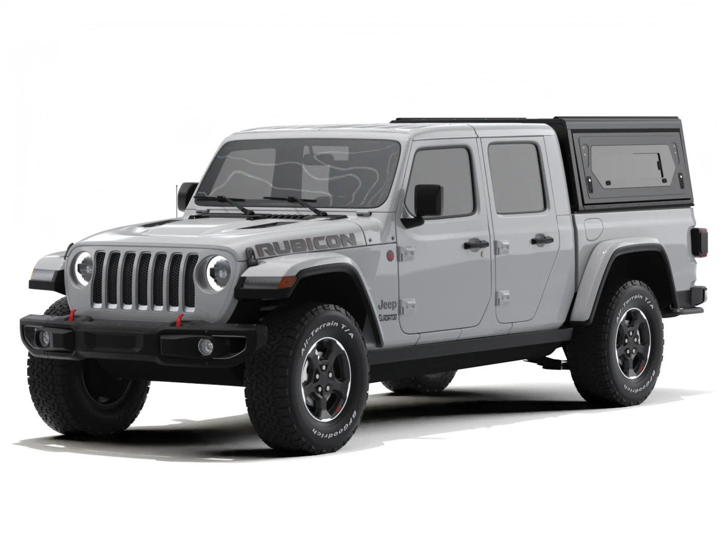 Hardtop Jeep Gladiator JT 2019+ | Alu-Cab Contour | Aluminium Noir - Image 5
