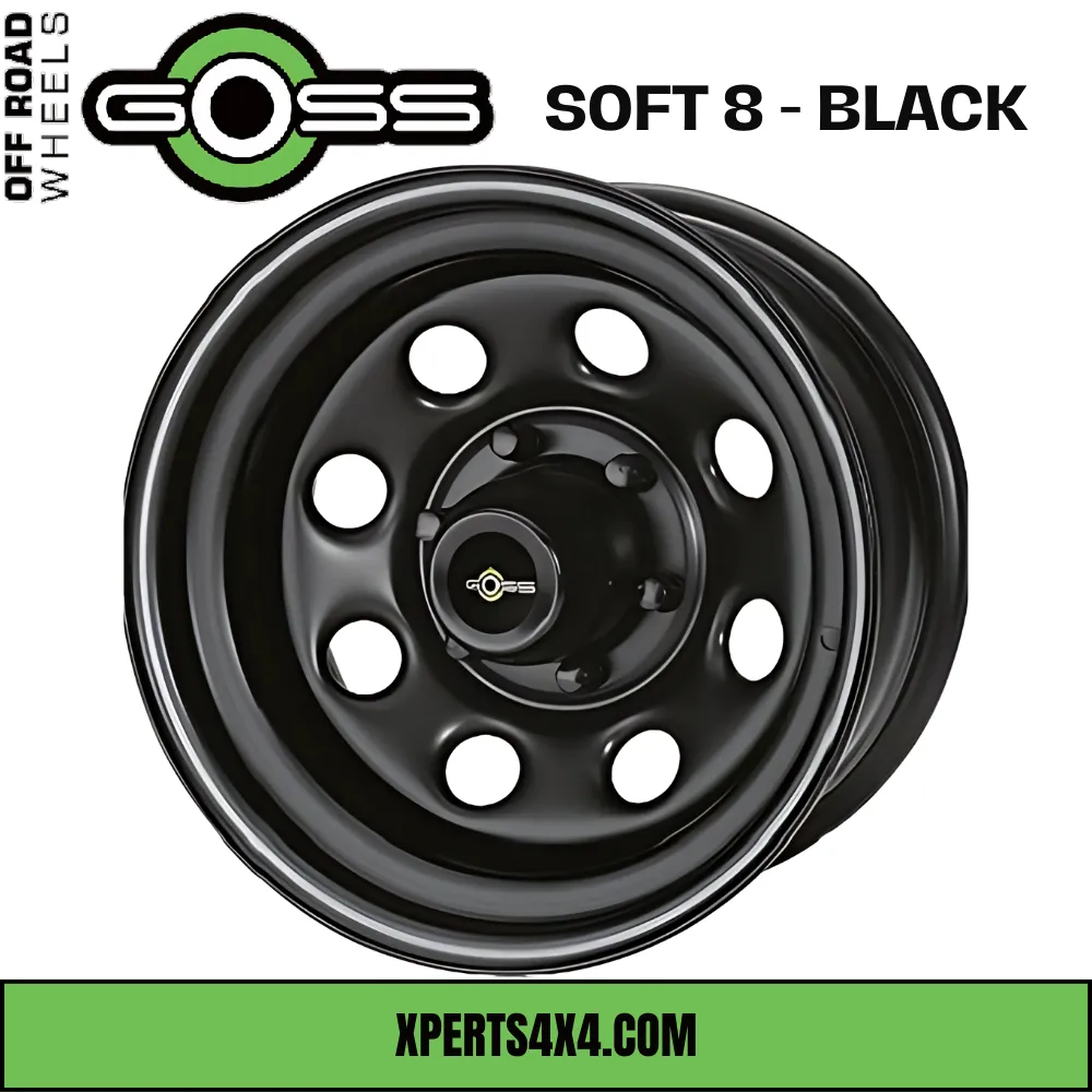 Jante Acier GOSS SOFT8 - Noir Mat