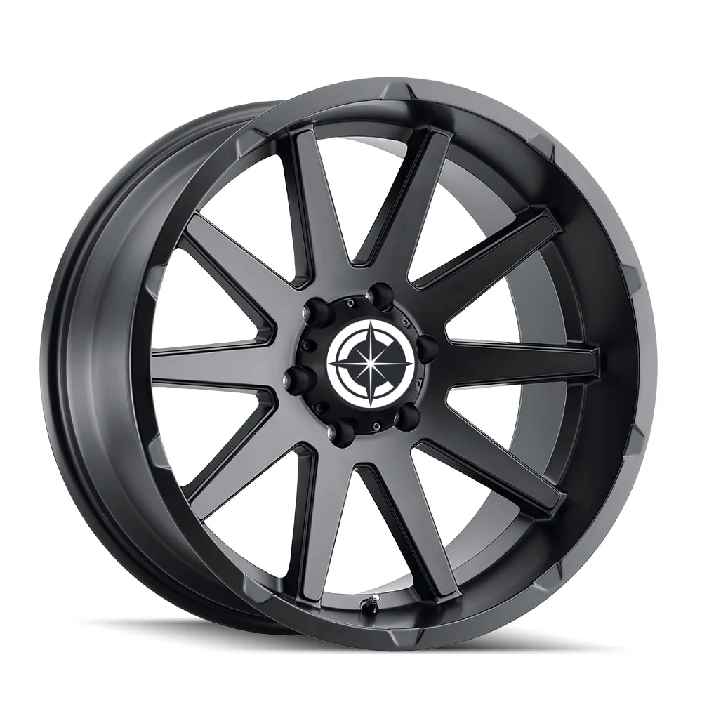 Jante OC WHEELS 143 Noir Mat 9x17 5x127 ET-12 CB71.6