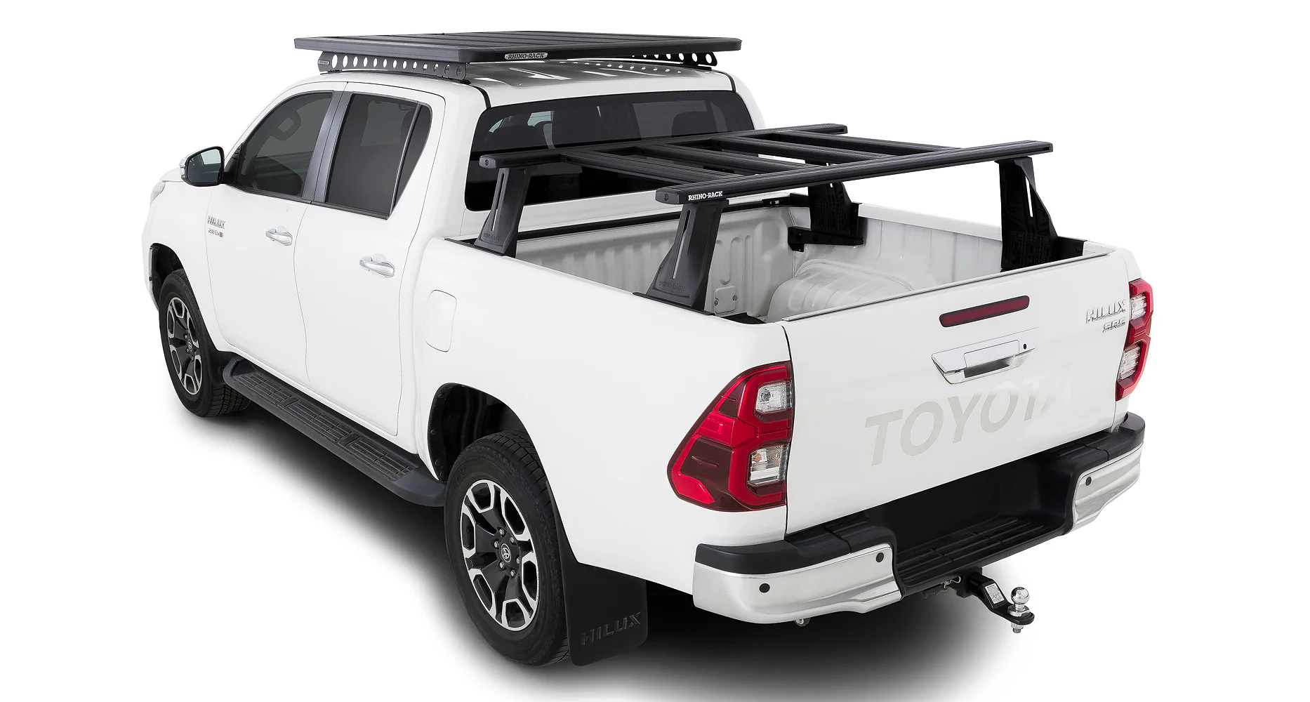 Kit 2 barres de benne 1500 mm système Reconn-Deck et 4 transversale Toyota Hilux Revo 2015+ - RHINO-RACK