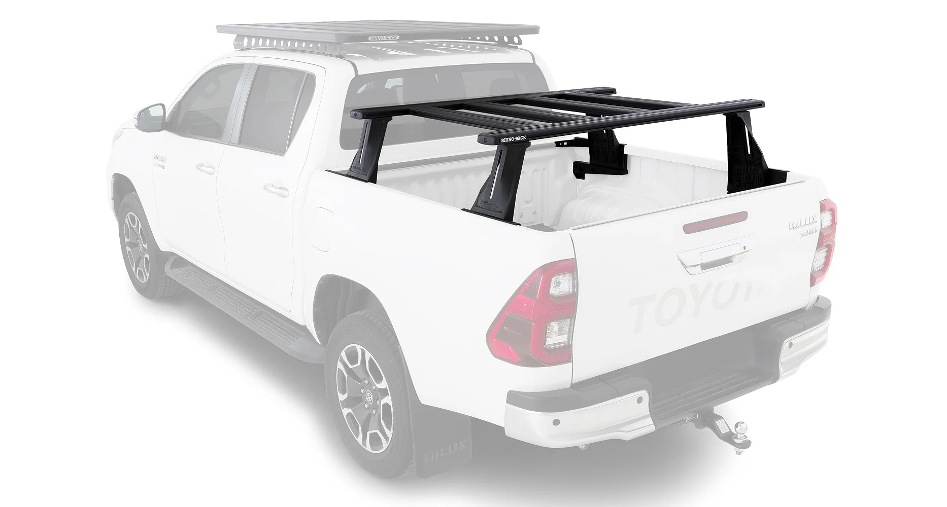 Kit 2 barres de benne 1500 mm système Reconn-Deck et 4 transversale Toyota Hilux Revo 2015+ - RHINO-RACK - Image 3
