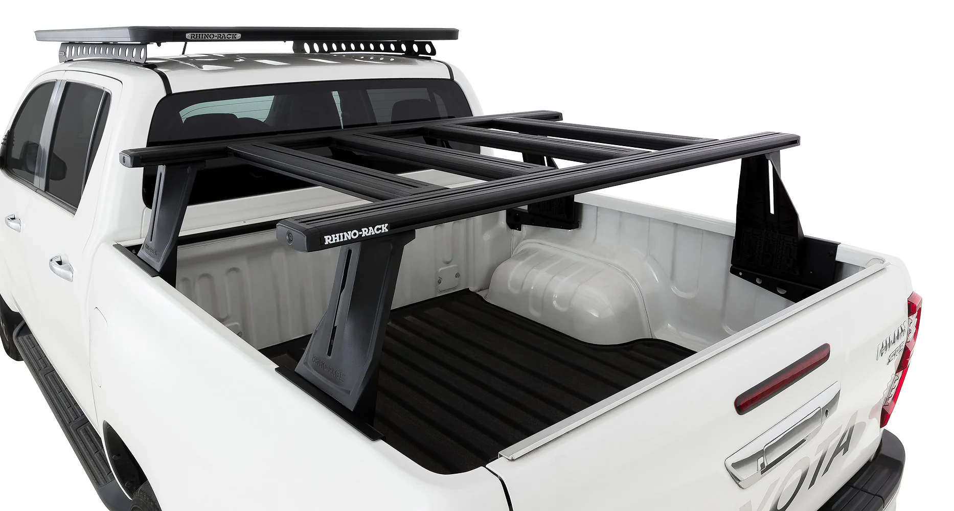 Kit 2 barres de benne 1500 mm système Reconn-Deck et 4 transversale Toyota Hilux Revo 2015+ - RHINO-RACK - Image 9