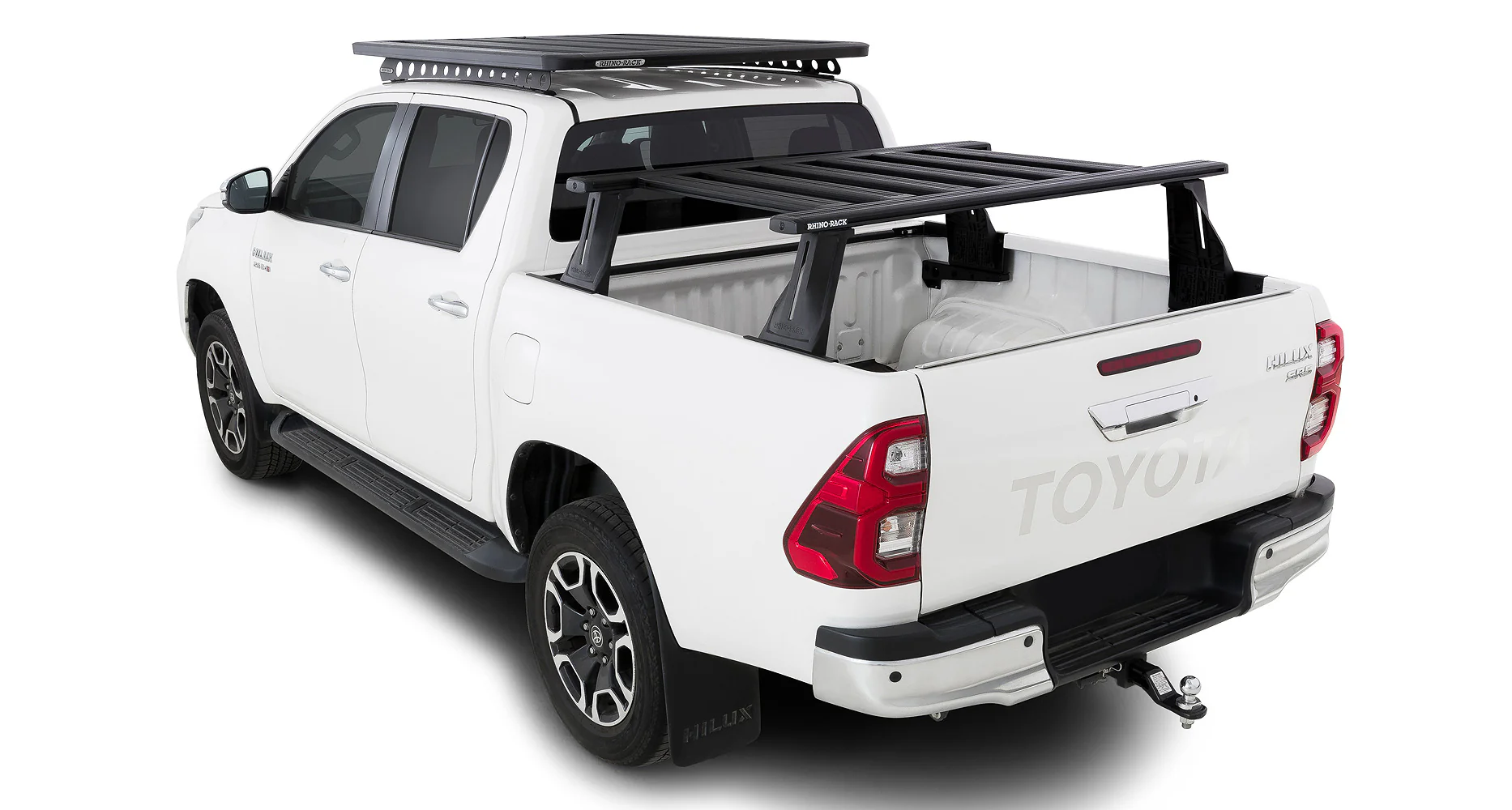Kit 2 barres de benne 1500 mm système Reconn-Deck et 6 transversale Toyota Hilux Revo 2015+ - RHINO-RACK