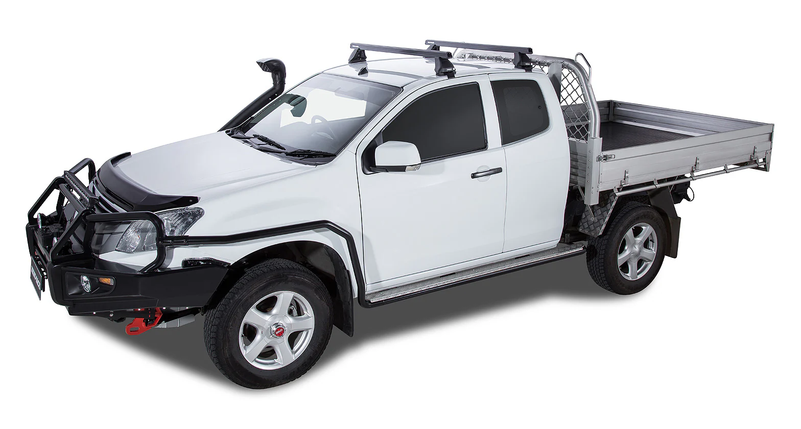 Kit 2 barres de toit Heavy Duty noire 1375mm série 2500 Isuzu D-Max Gen II TF (SX) 2016-2020 - RHINO-RACK - Image 10