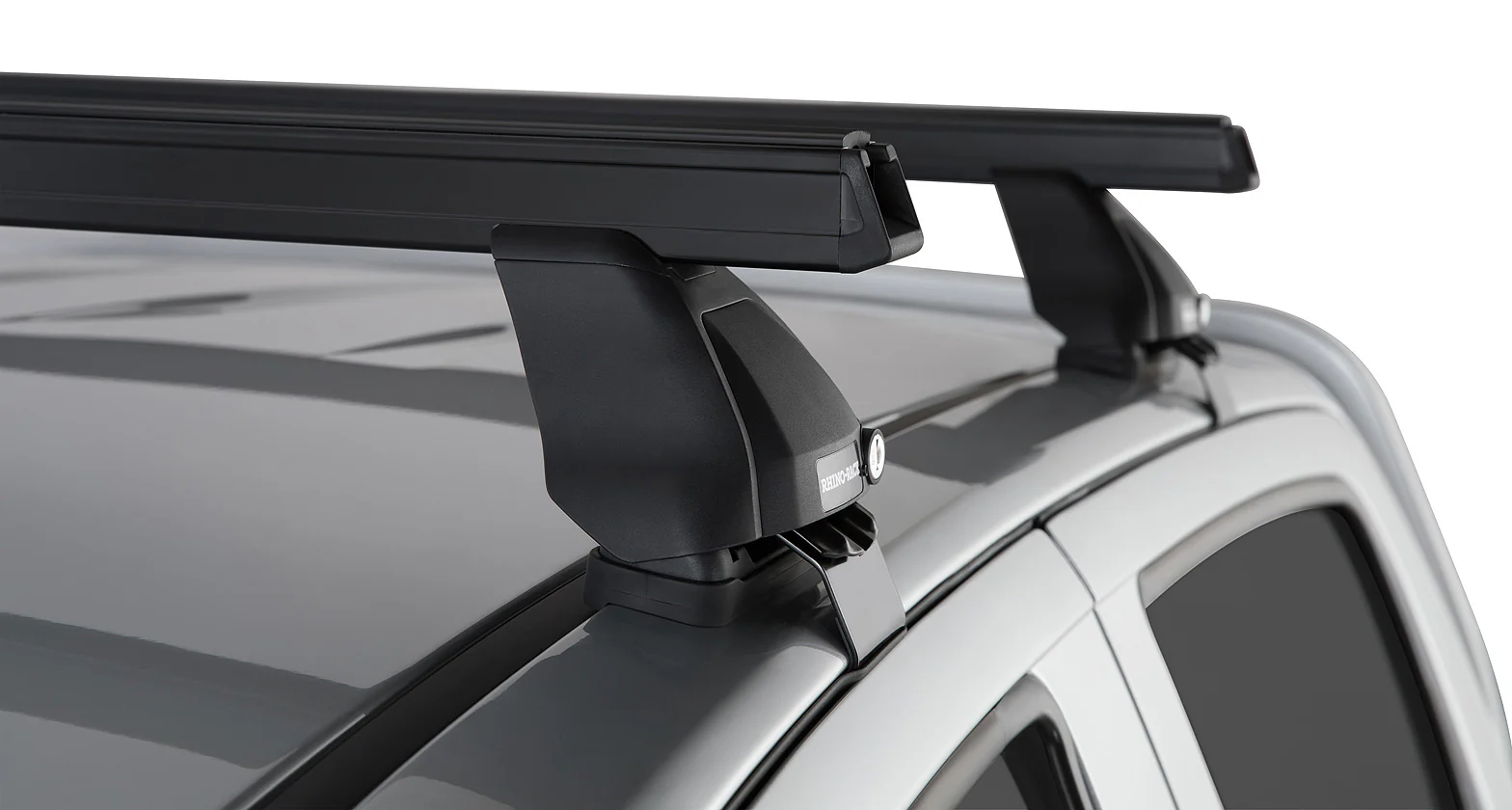Kit 2 barres de toit Heavy Duty noire 1375mm série 2500 Isuzu D-Max Gen II TF (SX) 2016-2020 - RHINO-RACK - Image 4