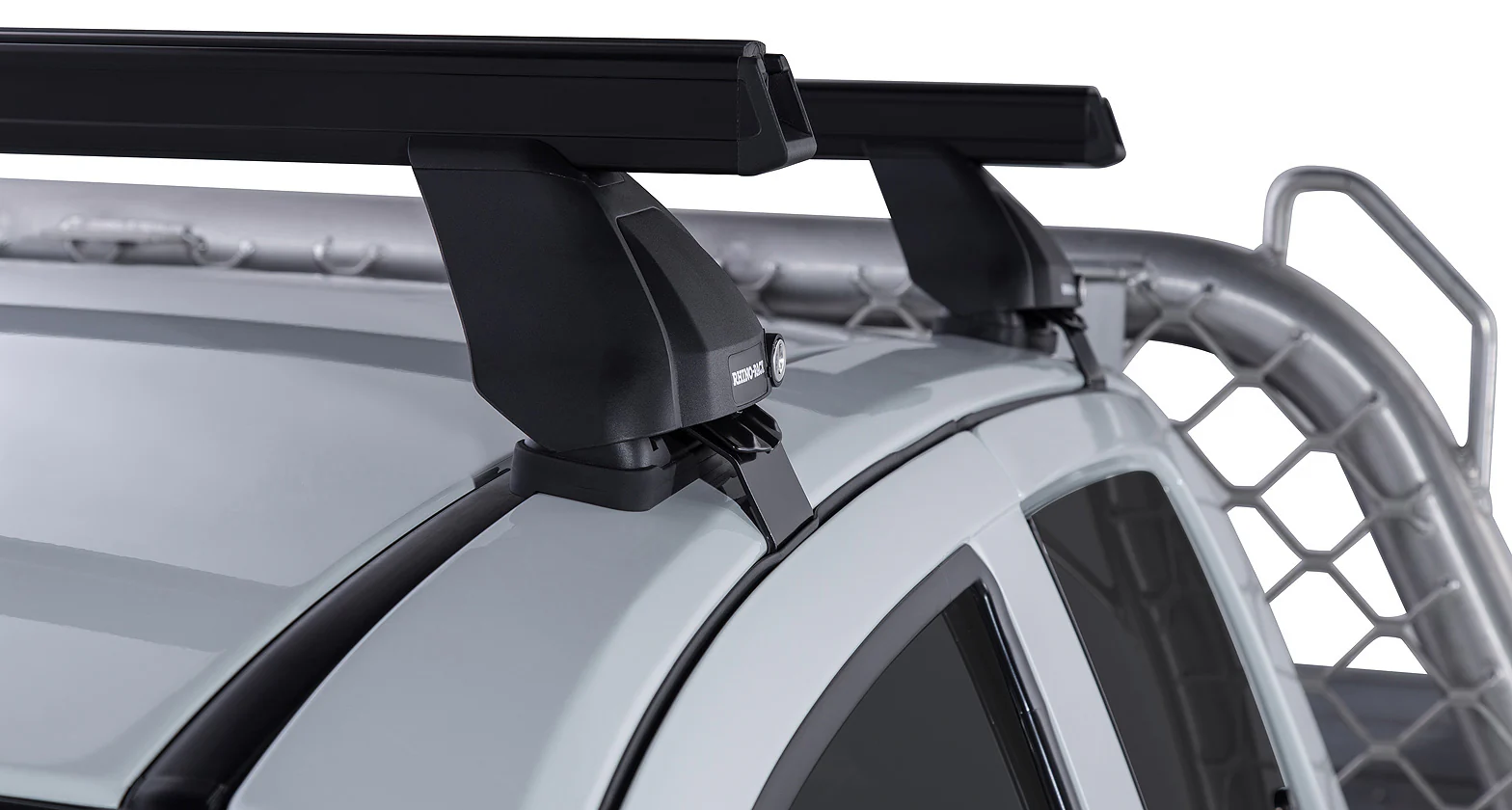 Kit 2 barres de toit Heavy Duty noire 1375mm série 2500 Isuzu D-Max Gen II TF (SX) 2016-2020 - RHINO-RACK - Image 6