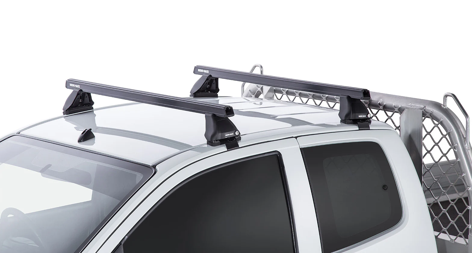 Kit 2 barres de toit Heavy Duty noire 1375mm série 2500 Isuzu D-Max Gen II TF (SX) 2016-2020 - RHINO-RACK - Image 8