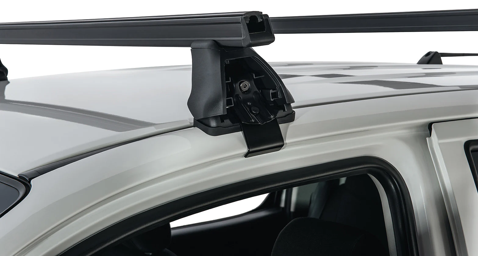 Kit 2 barres de toit Heavy Duty noire 1375mm série 2500 Toyota Hilux Vigo 2005-2015 - RHINO-RACK - Image 3