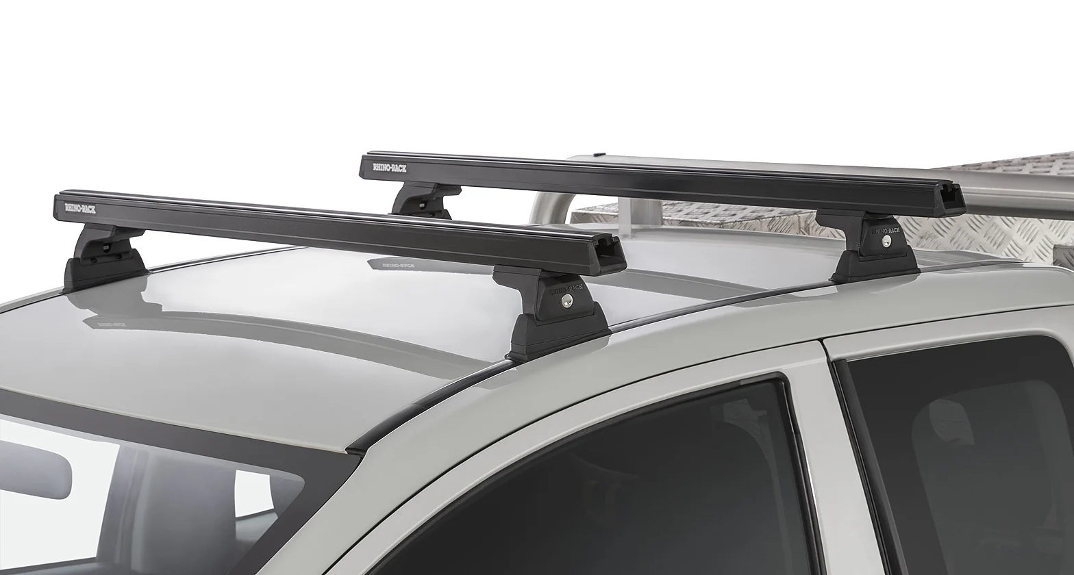 Kit 2 barres de toit noire 1250 mm Heavy Duty RLT600 Ditch Mount Mitsubishi L200 Gen V MQ/MR 2015+ - RHINO-RACK - Image 10
