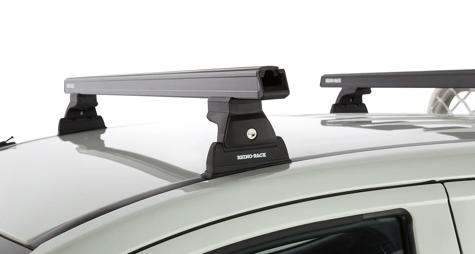 Kit 2 barres de toit noire 1250 mm Heavy Duty RLT600 Ditch Mount Mitsubishi L200 Gen V MQ/MR 2015+ - RHINO-RACK - Image 2