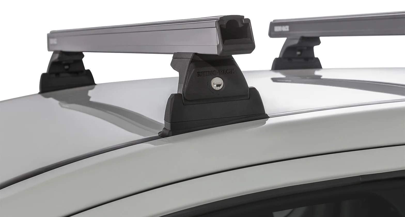 Kit 2 barres de toit noire 1250 mm Heavy Duty RLT600 Ditch Mount Mitsubishi L200 Gen V MQ/MR 2015+ - RHINO-RACK - Image 5