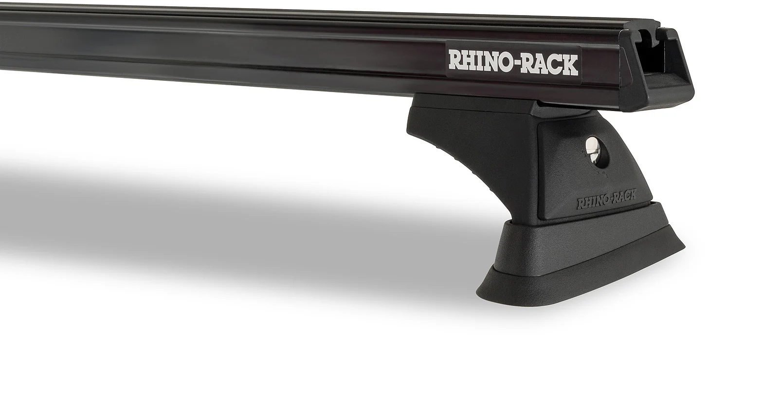 Kit 2 barres de toit noire 1250mm Heavy Duty RCH Trackmount Mitsubishi L200 Gen V MQ/MR 2015+ - RHINO-RACK
