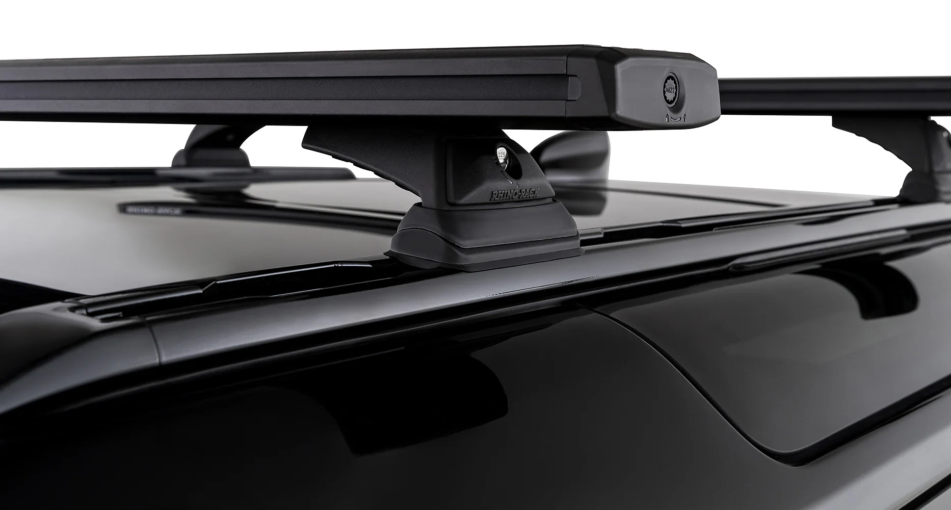 Kit 2 barres de toit noire 1260mm - Reconn-Deck Land Rover Defender II 90 L663 2021+ - RHINO-RACK - Image 8